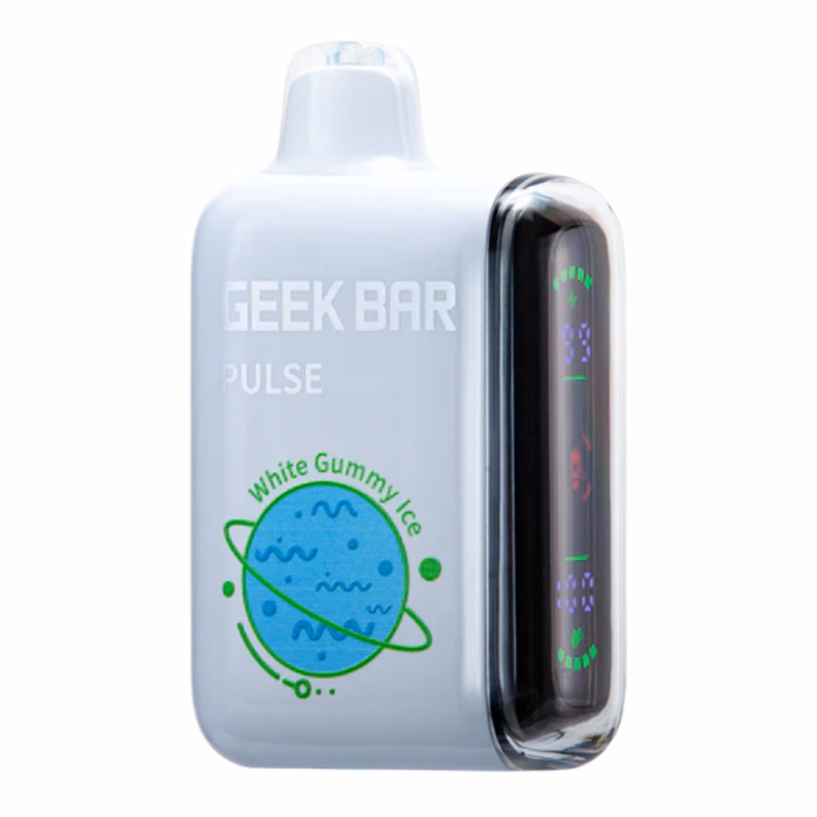 Geek Bar Pulse 15K White Gummy Ice disposable vape